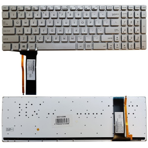 Klaviatūra ASUS N56, N76, N750, su pašvietimu, US Klaviatūra ASUS N56, N76, N750, su pašvietimu, US