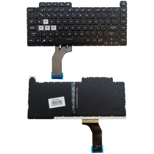 Klaviatūra ASUS G15 G531, G531G, G512, G512L, su RGB pašvietimu, US Klaviatūra ASUS G15 G531, G531G, G512, G512L, su RGB pašvietimu, US