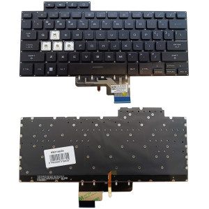 Klaviatūra ASUS Tuf Dash FX516, FX516P, F516, su pašvietimu, US Klaviatūra ASUS Tuf Dash FX516, FX516P, F516, su pašvietimu, US