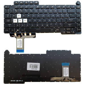 Klaviatūra ASUS G15 G513, G513Q, G533, su RGB pašvietimu, US Klaviatūra ASUS G15 G513, G513Q, G533, su RGB pašvietimu, US