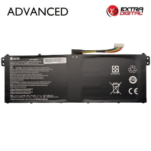 Nešiojamo kompiuterio baterija ACER AP16M5J, 4800mAh, Extra Digital Advanced Nešiojamo kompiuterio baterija ACER AP16M5J, 4800mAh, Extra Digital Advanced