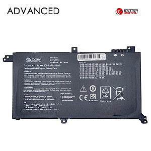 Nešiojamo kompiuterio baterija ASUS B31N1732, 3600mAh, Extra Digital Advanced
