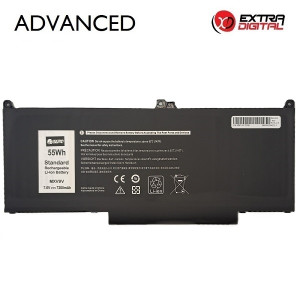 Nešiojamo kompiuterio baterija DELL MXV9V, 7200mAh, Extra Digital Advanced Nešiojamo kompiuterio baterija DELL MXV9V, 7200mAh, Extra Digital Advanced
