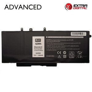 Nešiojamo kompiuterio baterija DELL GJKNX, 8200mAh, Extra Digital Advanced Nešiojamo kompiuterio baterija DELL GJKNX, 8200mAh, Extra Digital Advanced