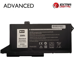 Nešiojamo kompiuterio baterija DELL WY9DX, 3200mAh, Extra Digital Advanced Nešiojamo kompiuterio baterija DELL WY9DX, 3200mAh, Extra Digital Advanced