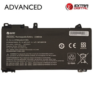 Nešiojamo kompiuterio baterija HP RE03XL, 3700mAh, Extra Digital Advanced Nešiojamo kompiuterio baterija HP RE03XL, 3700mAh, Extra Digital Advanced