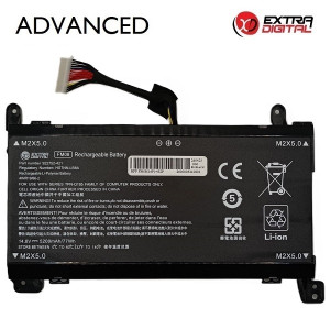 Nešiojamo kompiuterio baterija HP FM08, 5200mAh, 16 pin, Extra Digital Advanced Nešiojamo kompiuterio baterija HP FM08, 5200mAh, 16 pin, Extra Digital Advanced
