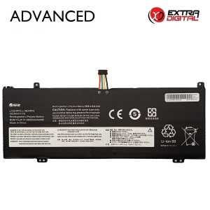Nešiojamo kompiuterio baterija LENOVO L18C4PF0, L18D4PF0, 2900mAh, Extra Digital Advanced Nešiojamo kompiuterio baterija LENOVO L18C4PF0, L18D4PF0, 2900mAh, Extra Digital Advanced