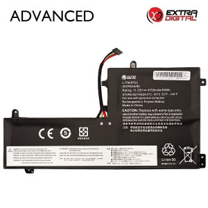 Nešiojamo kompiuterio baterija LENOVO L17M3PG2, 4750mAh, Extra Digital Advanced Nešiojamo kompiuterio baterija LENOVO L17M3PG2, 4750mAh, Extra Digital Advanced