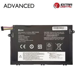 Nešiojamo kompiuterio baterija LENOVO 01AV445, 4100mAh, Extra Digital Advanced Nešiojamo kompiuterio baterija LENOVO 01AV445, 4100mAh, Extra Digital Advanced
