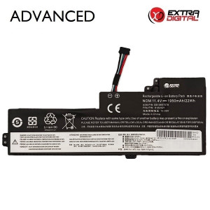 Nešiojamo kompiuterio baterija LENOVO 01AV421, 1950mAh, Extra Digital Advanced Nešiojamo kompiuterio baterija LENOVO 01AV421, 1950mAh, Extra Digital Advanced