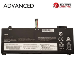 Nešiojamo kompiuterio baterija LENOVO L17C4PF0, 2900mAh, Extra Digital Advanced Nešiojamo kompiuterio baterija LENOVO L17C4PF0, 2900mAh, Extra Digital Advanced