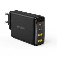Kroviklis CHOETECH GaN 2x USB Type-C, 2x USB Type-A: 140W, PD3.1, QC3.0 Kroviklis CHOETECH GaN 2x USB Type-C, 2x USB Type-A: 140W, PD3.1, QC3.0