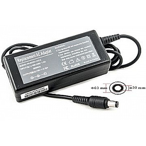 Nešiojamo kompiuterio įkroviklis TOSHIBA 60W: 19V, 3.16A Nešiojamo kompiuterio įkroviklis TOSHIBA 60W: 19V, 3.16A